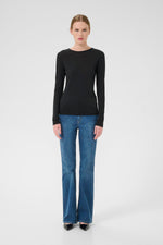 Ninia Langarmshirt black