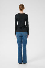 Ninia Langarmshirt black