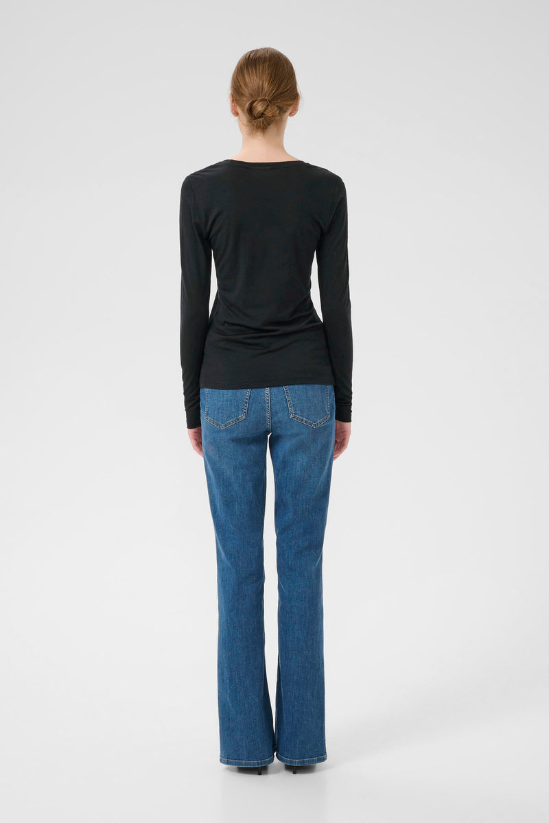 Ninia Langarmshirt black