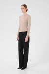 Ninia Langarmshirt sand melange