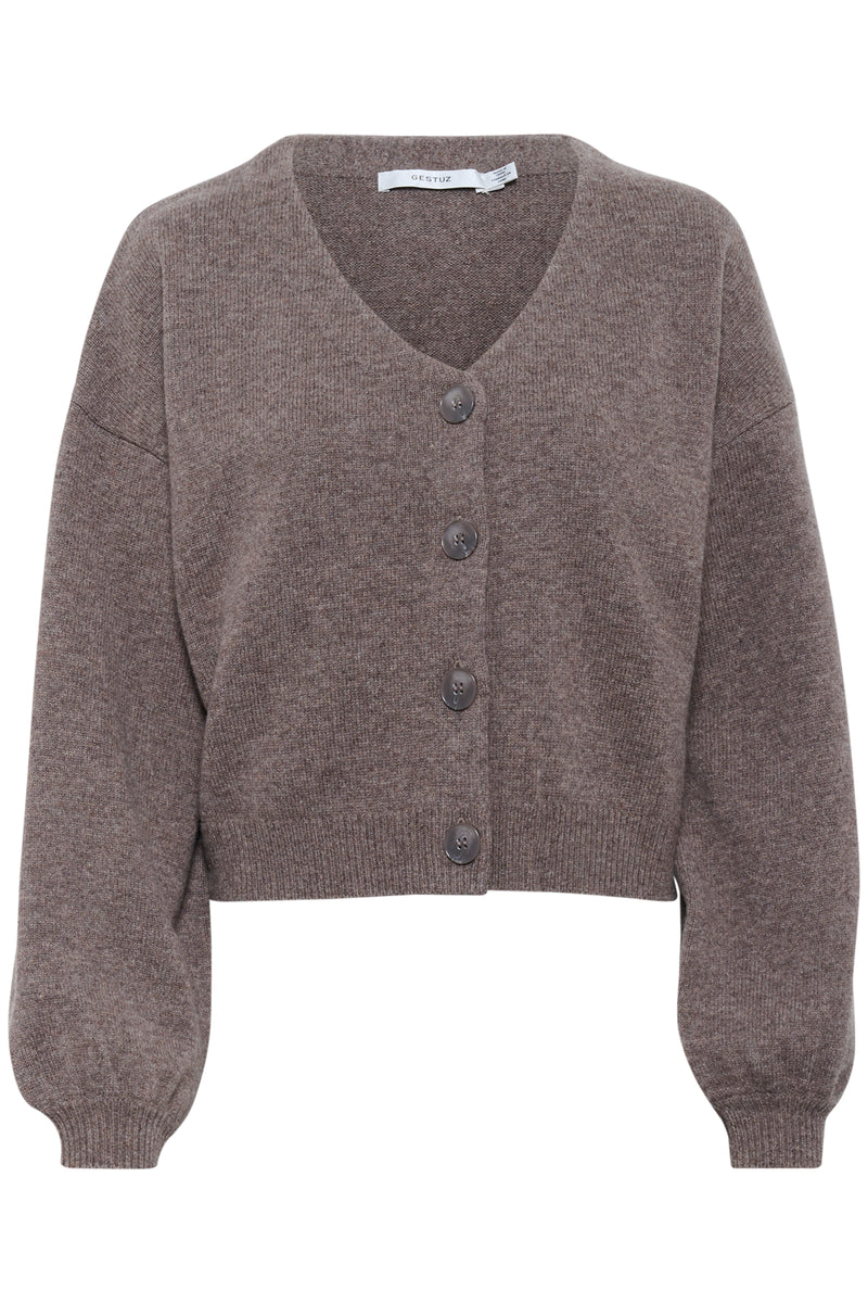 Manzi Cardigan chestnut melange