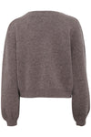 Manzi Cardigan chestnut melange