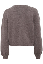 Manzi Cardigan chestnut melange
