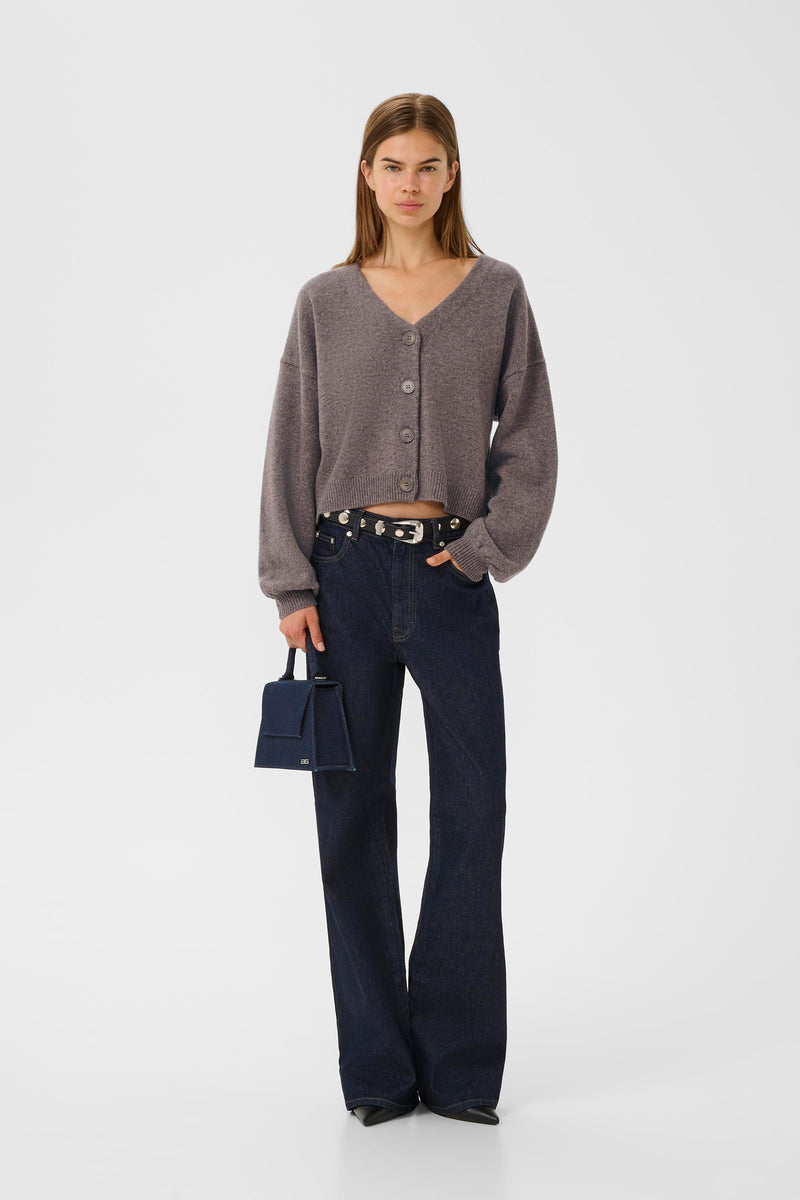 Manzi Cardigan chestnut melange