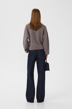 Manzi Cardigan chestnut melange