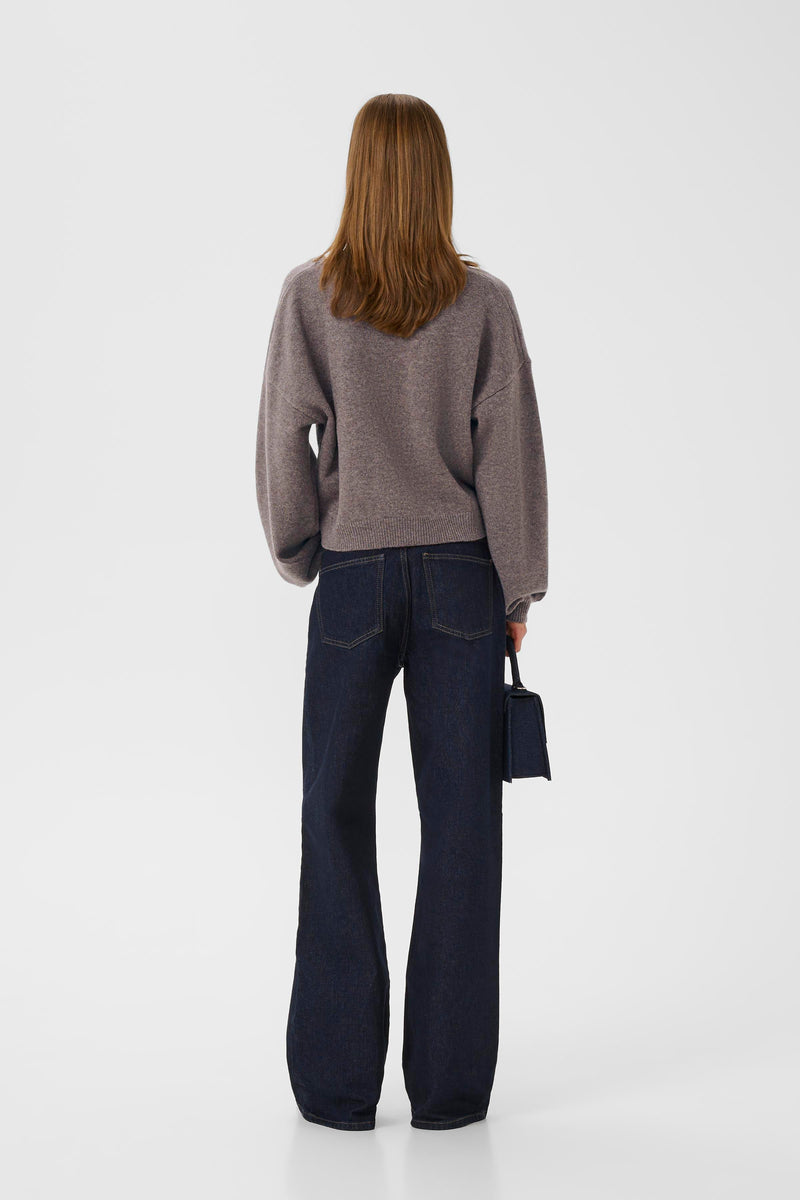 Manzi Cardigan chestnut melange