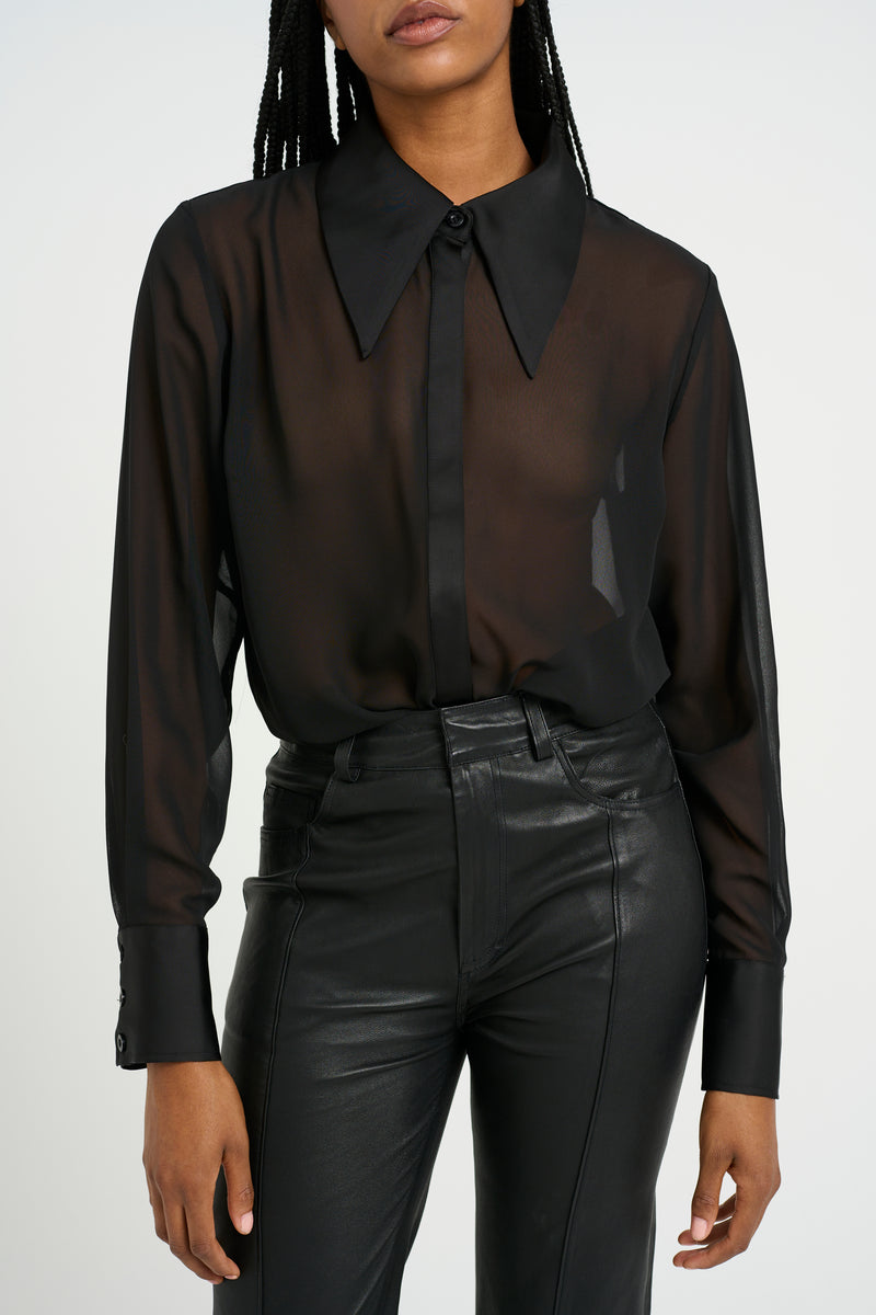 Chiffa Shirt black