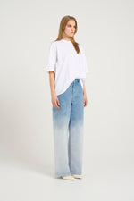 Bebbie wide Jeans faded blue