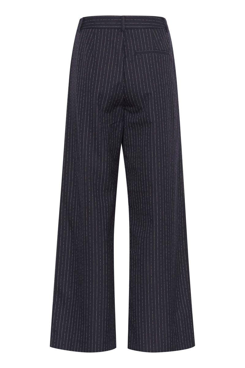 Dacia Pants dark navy pinstripe