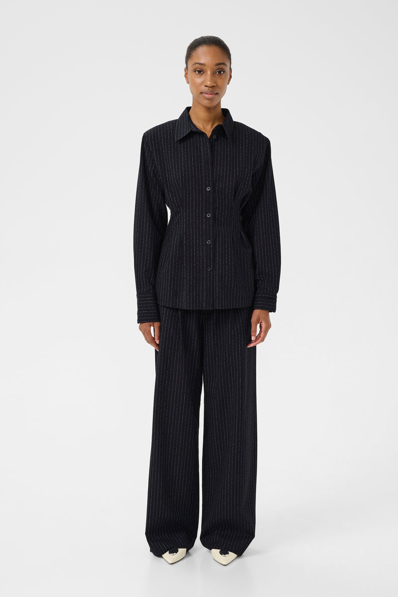 Dacia Pants dark navy pinstripe