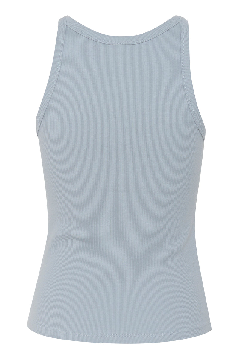 Drew logo Tank grey blue