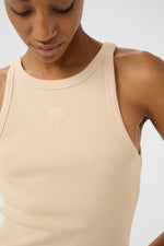 Drew logo Tank butter yellow