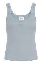 Drew logo Top grey blue