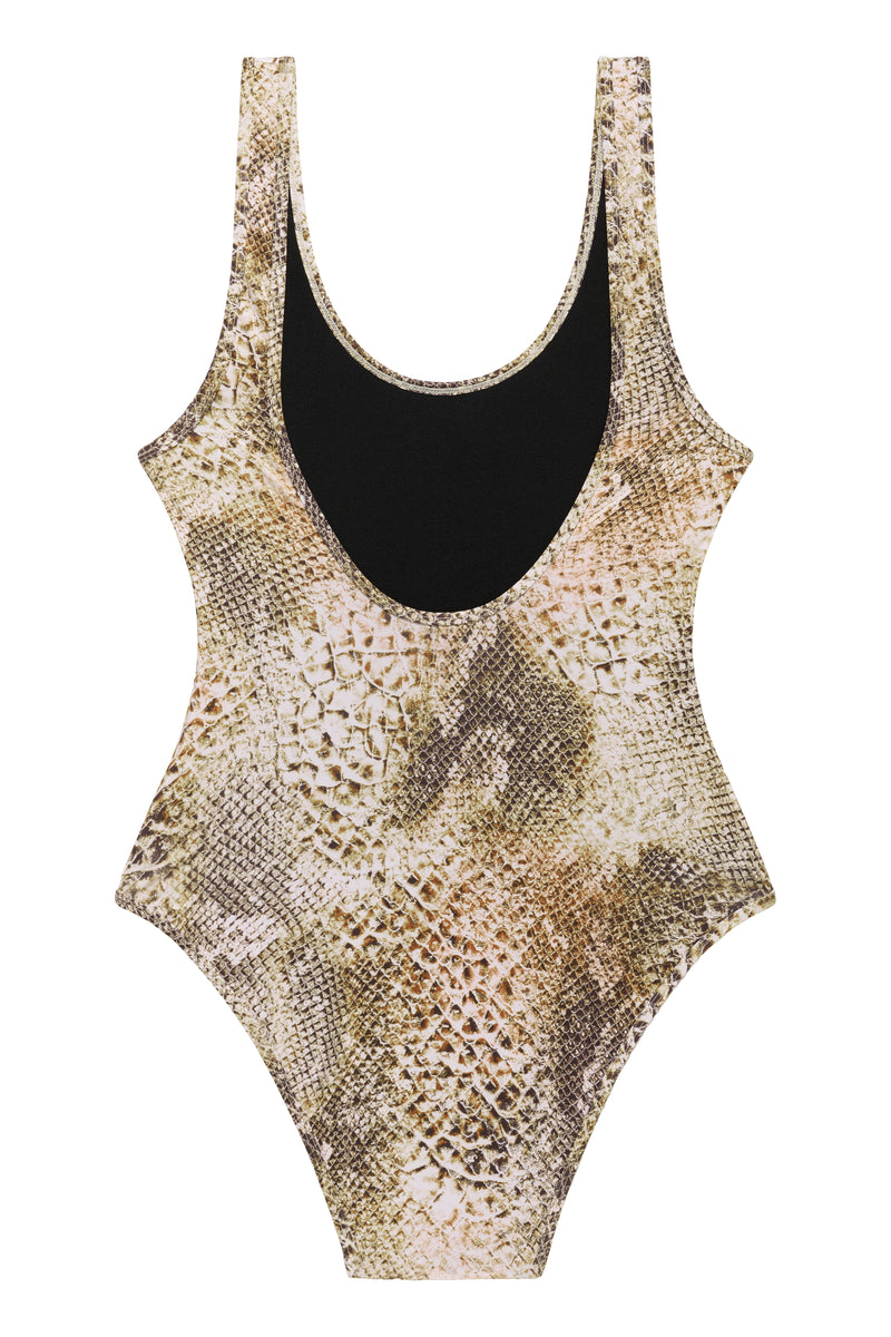 Sage Swimsuit golden snake