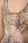 Sage Swimsuit golden snake