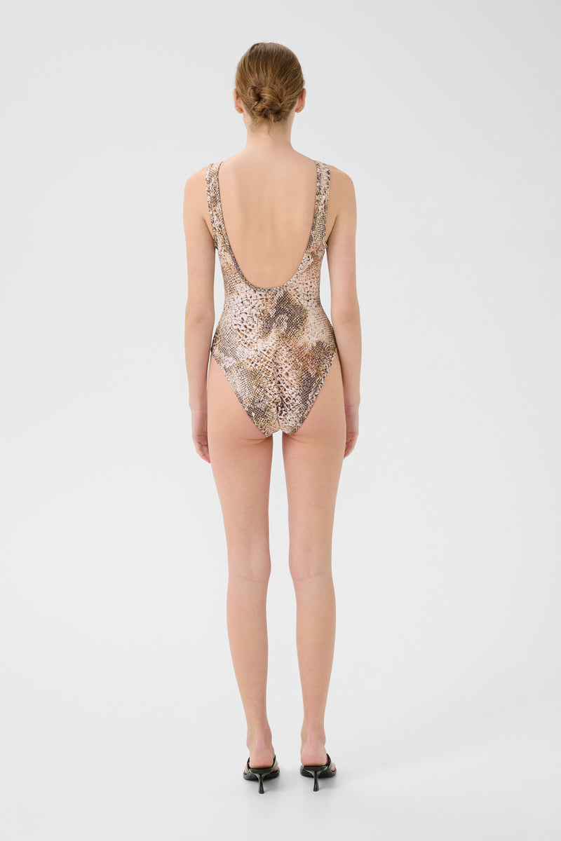 Sage Swimsuit golden snake