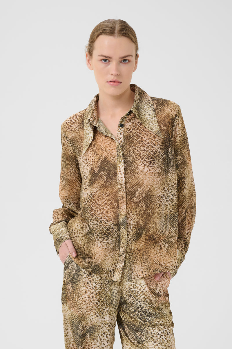 Sanka Shirt golden snake