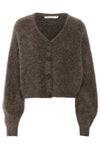 Debbie cardigan chestnut melange