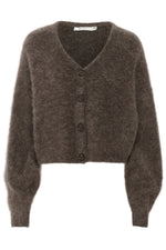 Debbie cardigan chestnut melange