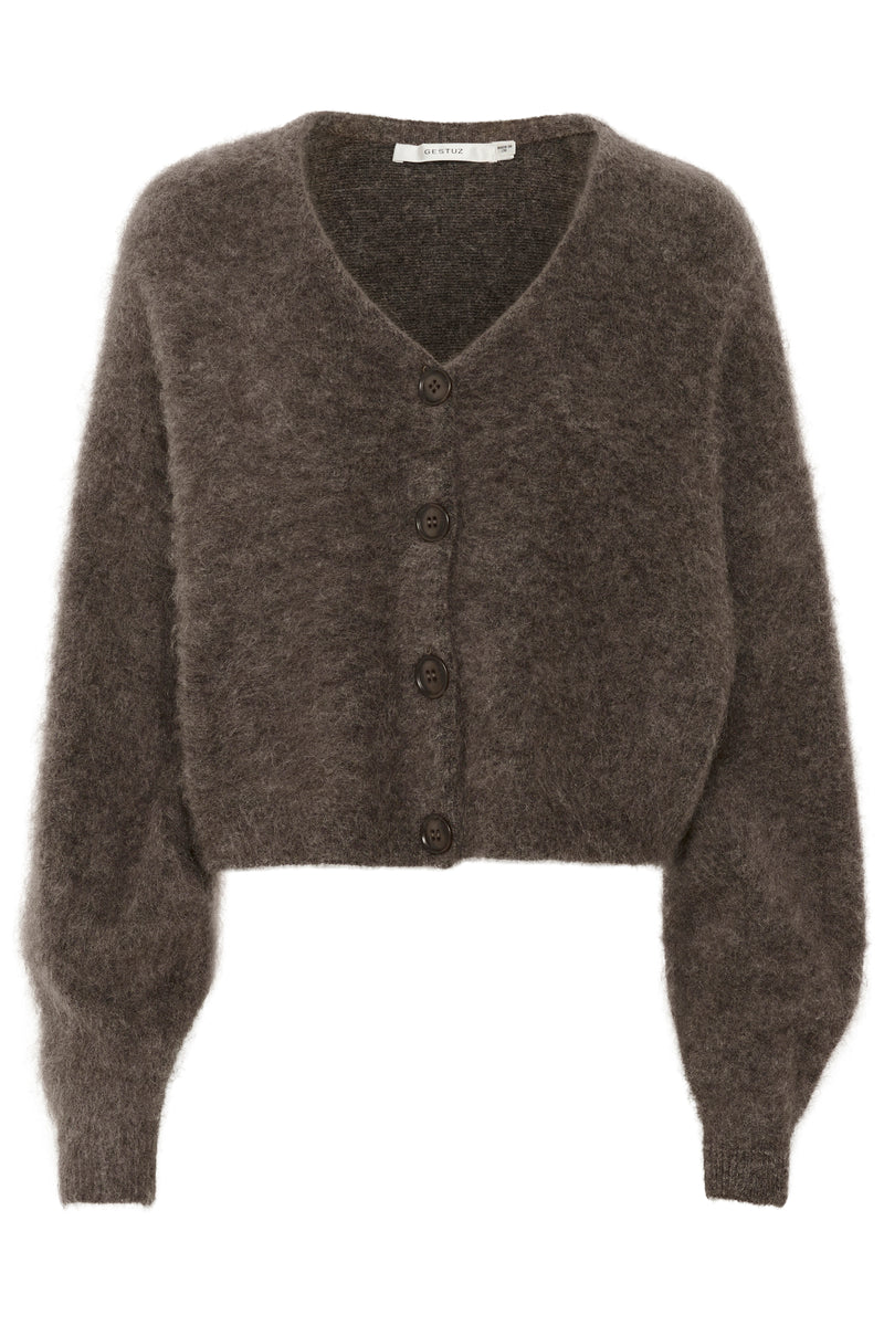 Debbie cardigan chestnut melange