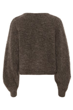 Debbie cardigan chestnut melange