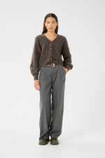 Debbie cardigan chestnut melange
