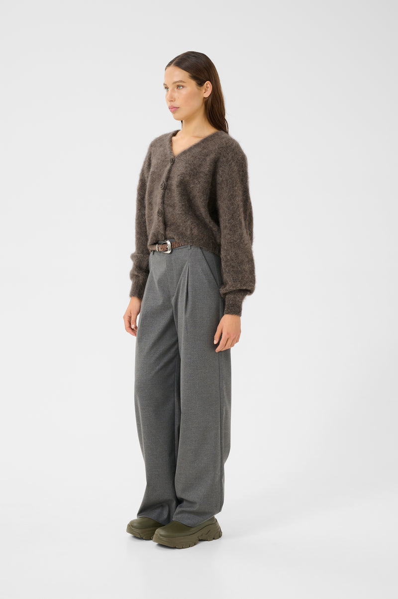 Debbie cardigan chestnut melange