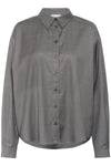 Effy Hemd dark grey melange