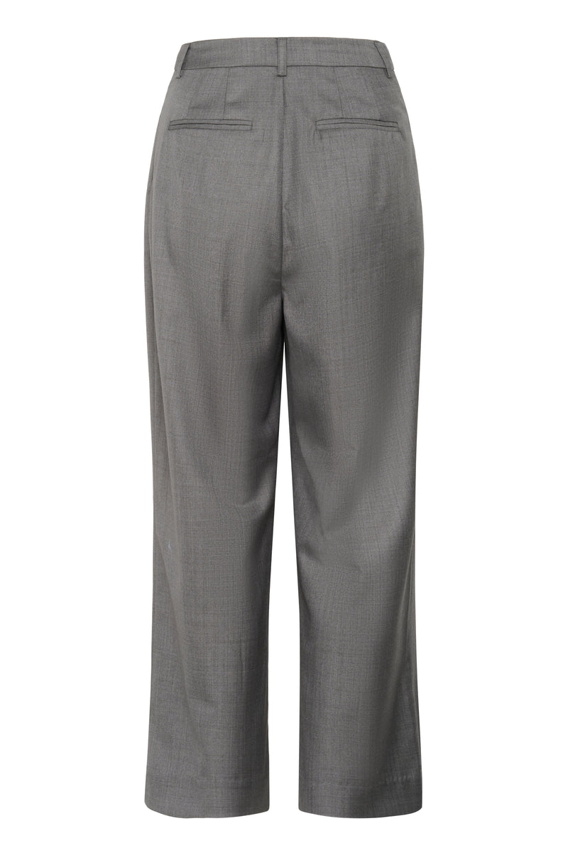 Effy Pants dark grey melange