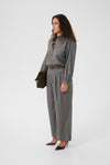 Effy Pants dark grey melange