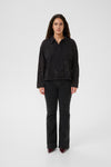 Neia Poloshirt black brown wash