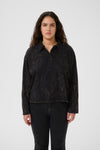 Neia Poloshirt black brown wash