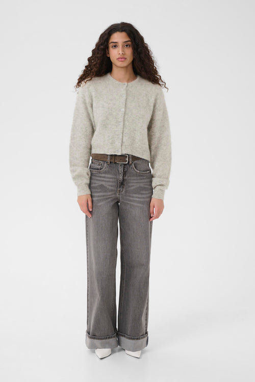 Debbie Cardigan light grey melange
