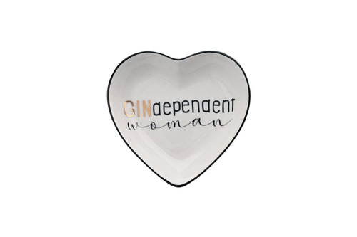Love Plates Dekoteller "Gindependet woman"
