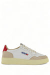 Autry Womens Medalist Sneaker suede white/red