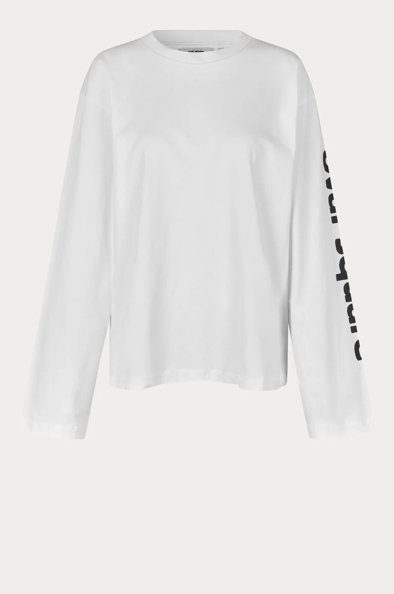 Select Langarmshirt white