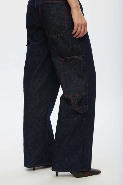 Player Jeans raw/red