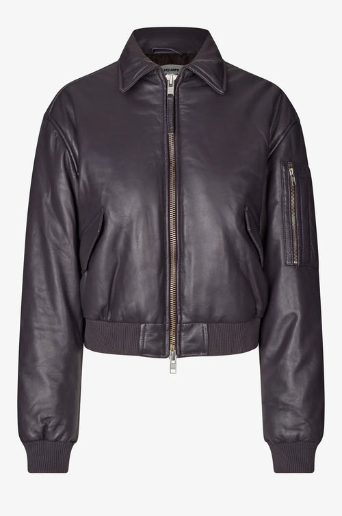 Pad Leather Bomber nightshade