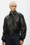 Pad Leather Bomber black