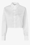 Daily cropped Shirt white