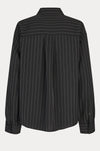 Serena Shirt black pinstripe