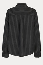 Serena Shirt black pinstripe