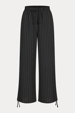 Serena Trousers black pinstripe