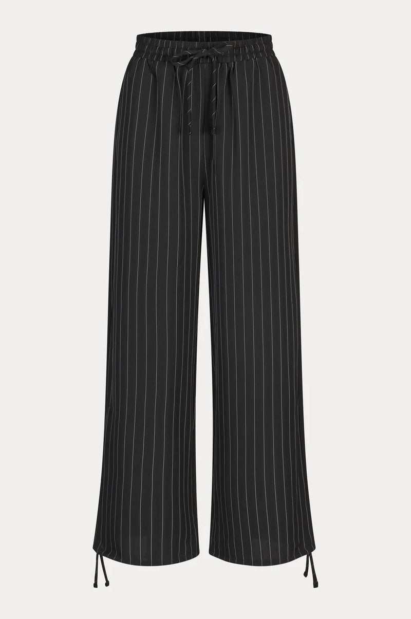 Serena Trousers black pinstripe