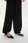 Serena Trousers black pinstripe