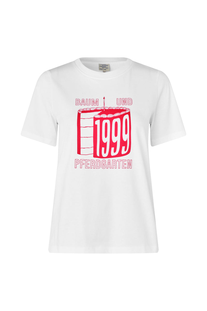 Jawo T-Shirt bright white cake