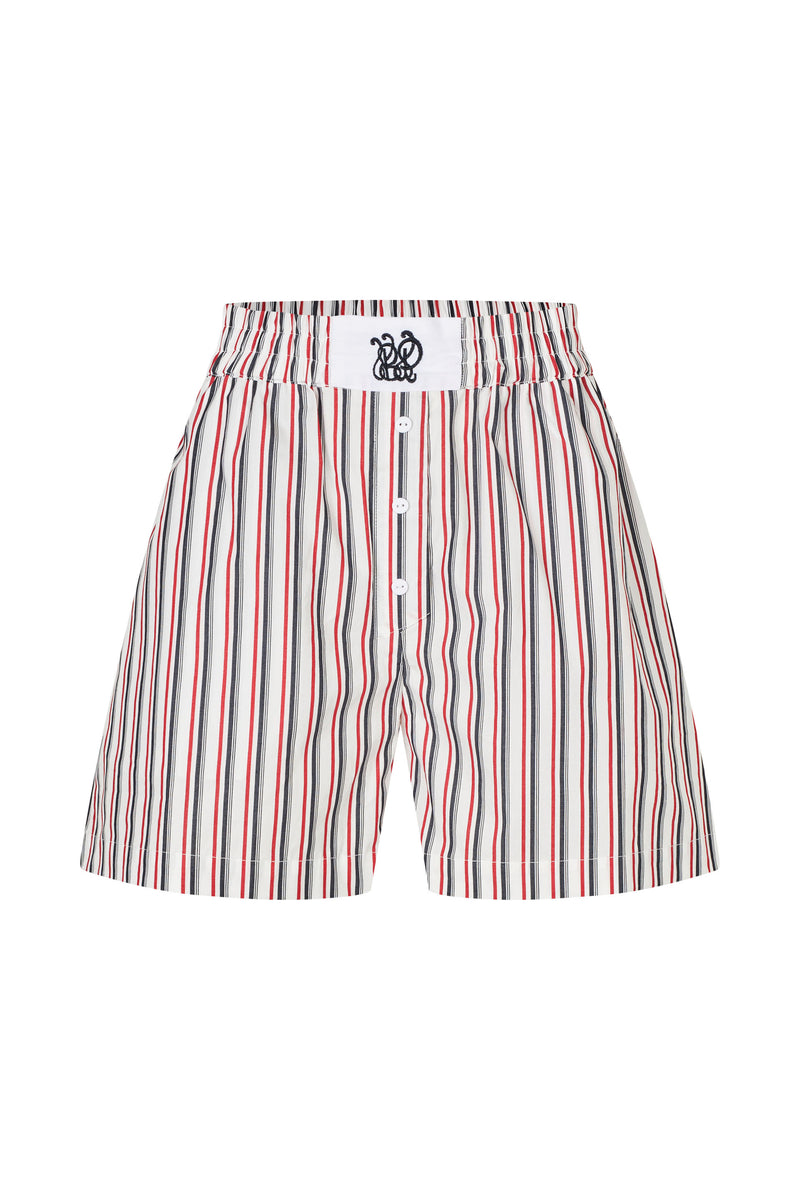 Natie Shorts haute red stripe