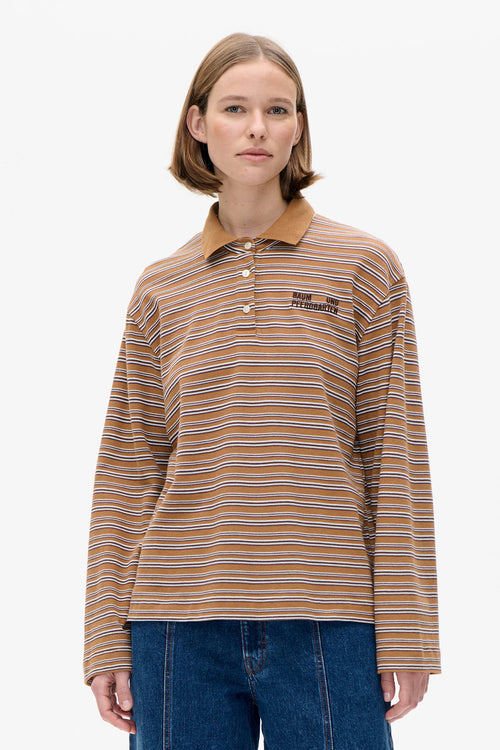 Jeanne Polo nuthatch stripe
