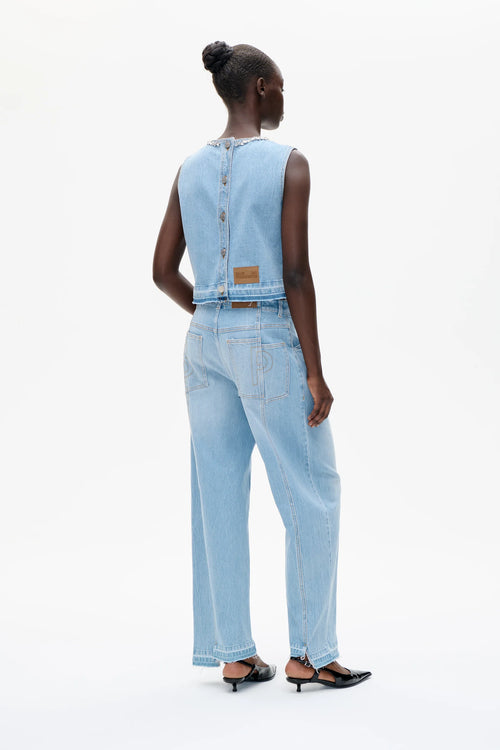 Medine Top light denim