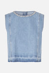 Medine Top light denim